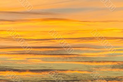 Abstract orange sky