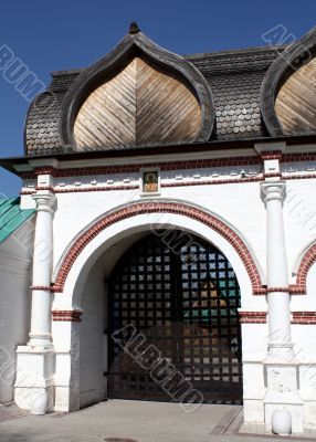 Spassky Gate of estate Kolomenskoe
