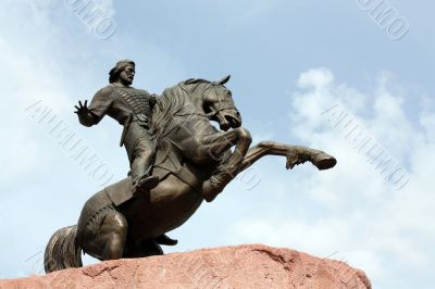 Monument to Evpatii Kolovrat in Ryazan