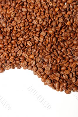 curve of coffee beans