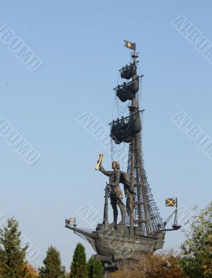 Monument to Peter I in Moscow