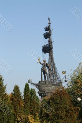 Monument to Peter I in Moscow