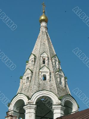Dome of the church in Ryazan Kremlin 