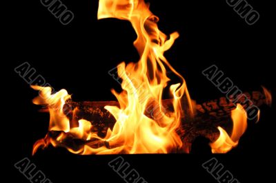Red flame