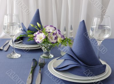 Fragment table setting