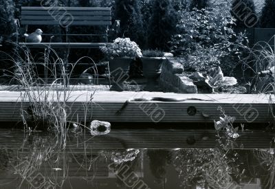 silently