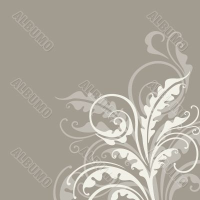 Decorative floral background