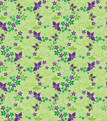 Decorative floral seamless background