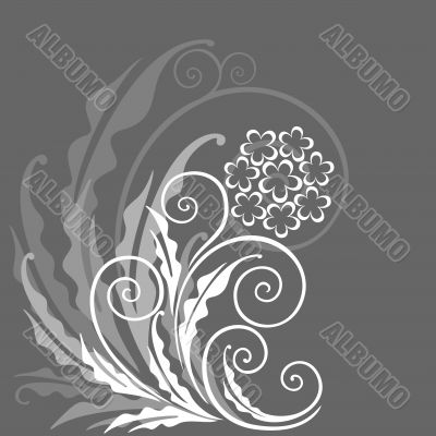 Decorative floral background