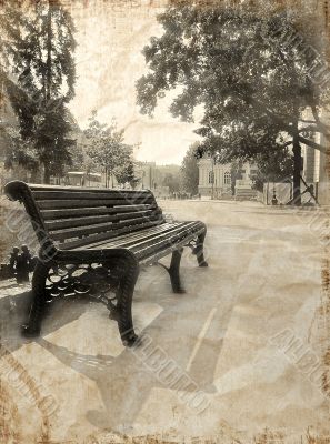 Old photo - stylisation. 