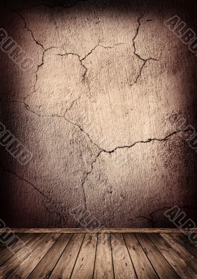 old grunge interior. 