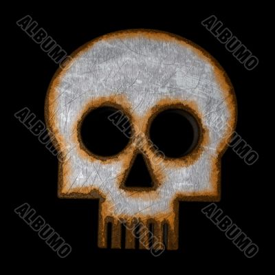 rusty skull symbol