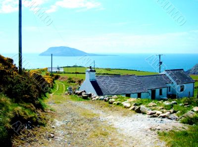 House With Sea In Background