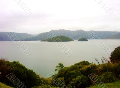 Islands In Middle Of Lake 