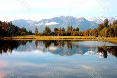 Scenic Sky And Lake Reflection