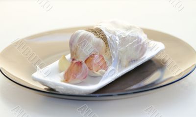 garlic in a package