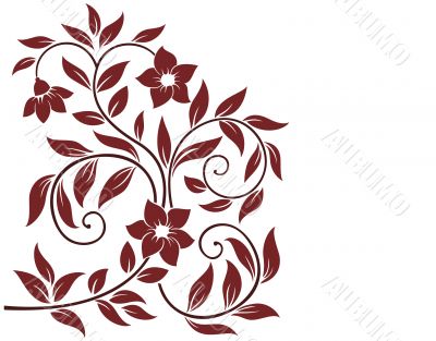 Decorative floral background