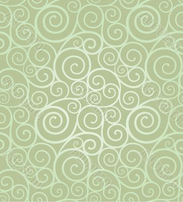 Elegant swirl seamless composition