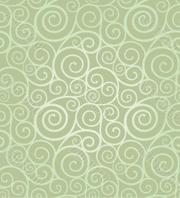 Elegant swirl seamless composition