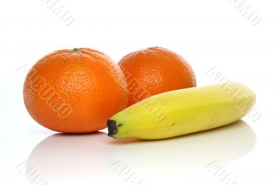 Oranges and banana
