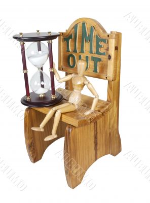Waiting Out Time in Time Out Chair
