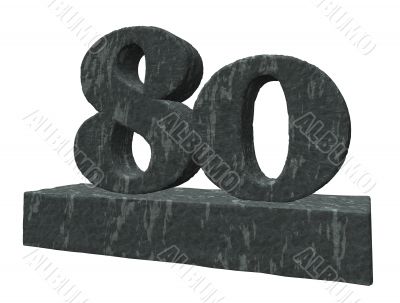 number eighty