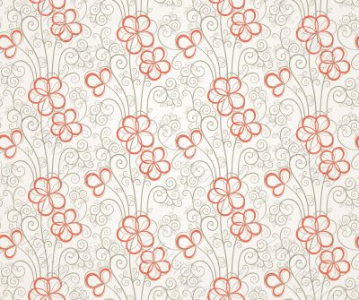 Abstract floral seamless background