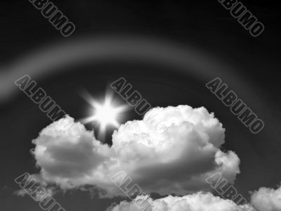 sun and cloud 