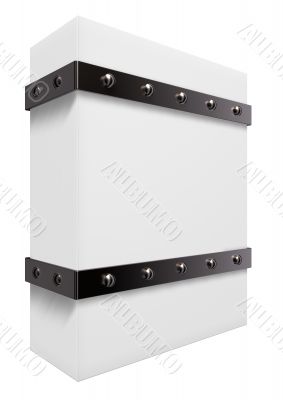 box with iron bands