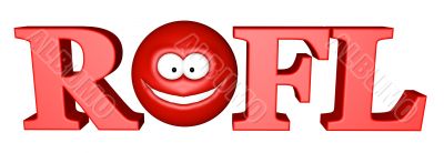rofl with smiley