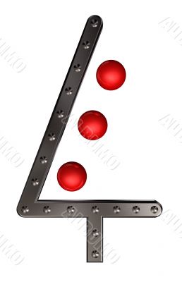 abstract xmas tree