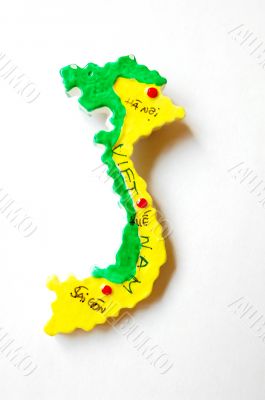 Map of Vietnam