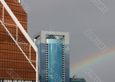 Houses and the rainbow