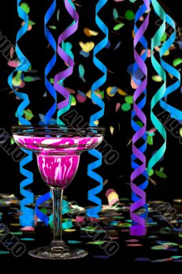 image of pink drink and decorations