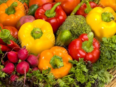 huge serving of vegetables