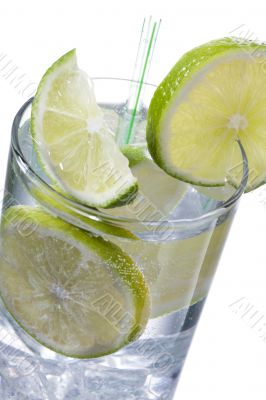 a glass of lime juice