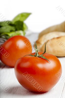 close up image of tomato