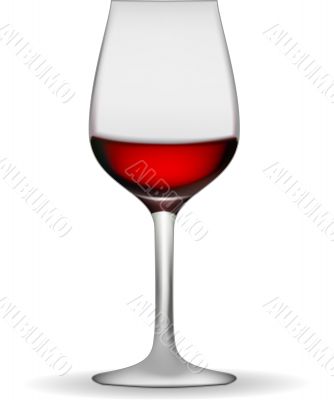 illustration of a wineglass