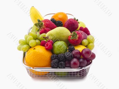 full basket of fruit