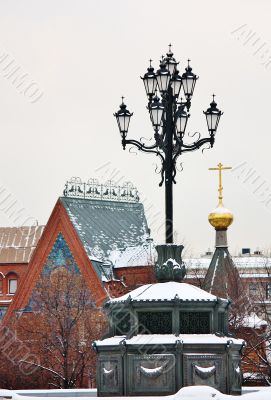 Cityscape in pseudo-old-russian style