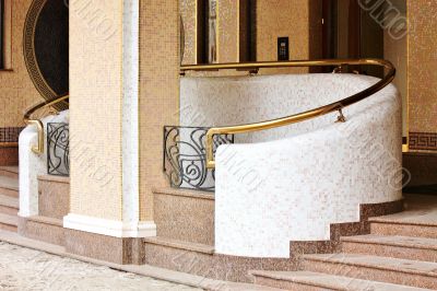 Entrance of the monumental building