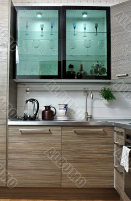 interior of a kitchen