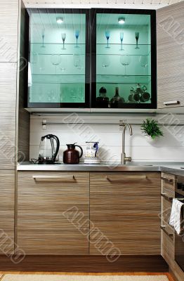 interior of a kitchen