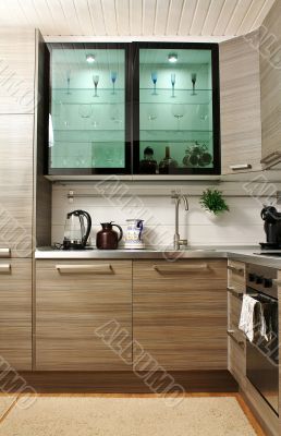 interior of a kitchen