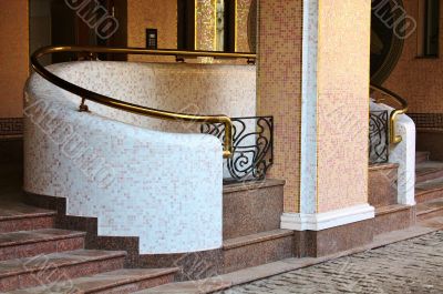 Entrance of the monumental building