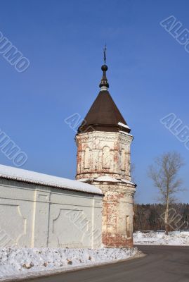 Wall tower of the St. Nicholas Berlyukovsky Monastery 