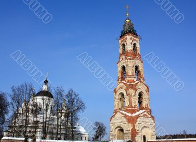 church and belfry of the St. Nicholas Berlyukovsky Monastery 