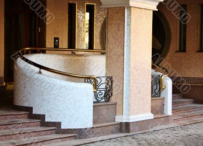 Entrance of the monumental building