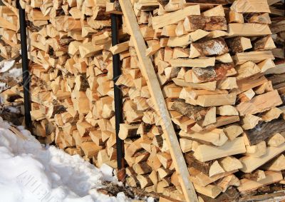 stock of firewood