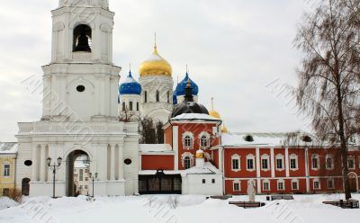 Internal square of the Nicholas Ugreshsky Monastery